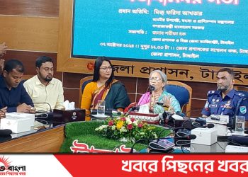 টাঙ্গাইলে মৎস্য ও প্রাণীসম্পদ উপদেষ্টা-এবারের পূজাটা যেন নতুন বাংলাদেশের পূজা হয়