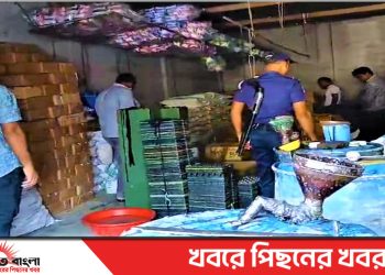 টাঙ্গাইলে ৬০ কেজি নিষিদ্ধ পলিথিন জব্দ