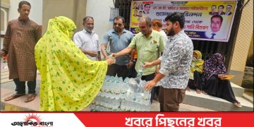টাঙ্গাইলে এস.এস.সি পরীক্ষার্থী অভিভাবকদের ছাত্রদলের বিশুদ্ধ পানি বিতরণ