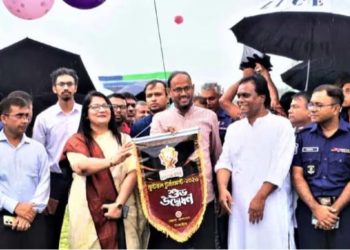 টাঙ্গাইলে জেলা প্রশাসক গোল্ডকাপ ফুটবল টুর্নামেন্টের উদ্বোধন করেন-প্রতিমন্ত্রী টুকু