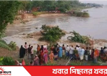 টাঙ্গাইলের নাগরপুরে অর্ধশতাধিক ঘরবাড়ি যমুনা নদী গর্ভে বিলীন