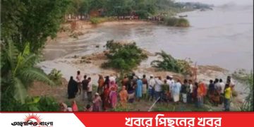 টাঙ্গাইলের নাগরপুরে অর্ধশতাধিক ঘরবাড়ি যমুনা নদী গর্ভে বিলীন