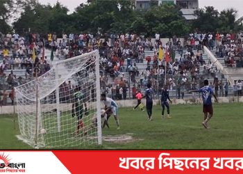 জেলা প্রশাসক গোল্ডকাপ ফুটবলে টাঙ্গাইল সদরের কাছে ঘাটাইল পরাজিত