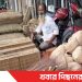 টাঙ্গাইলের ধনবাড়ীতে বাঁশের তৈজসপত্র বিক্রি করে সংসার চলে পা হারানো চাঁন মিয়ার